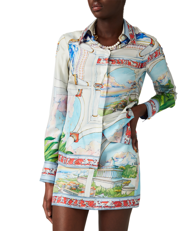 Casablanca Le Passage Silk Mini Skirt | Casablanca Paris