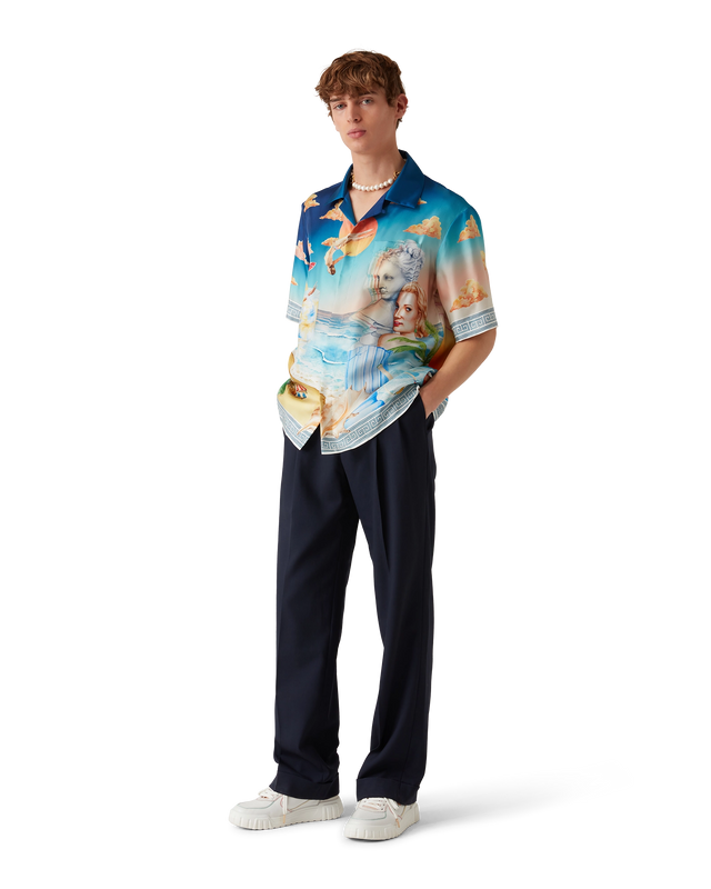 Casablanca Le Plongeon Short Sleeve Silk Shirt | Casablanca Paris