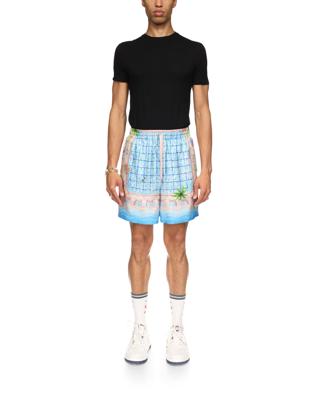 Casablanca Le Plongeon Silk Shorts | Casablanca Paris