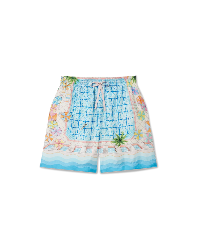 casablanca Le Plongeon Silk Shorts | Casablanca Paris