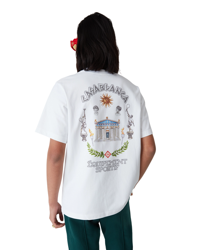 Casablanca Le Temple Du Sport Short-Sleeve T-Shirt– Casablanca