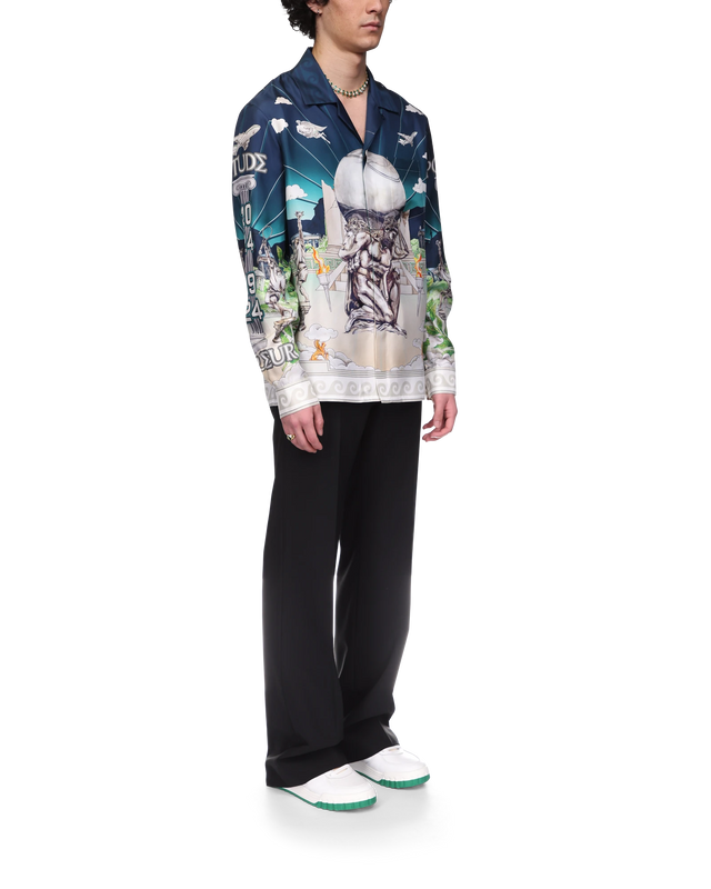 Casablanca Le Temple Du Sport Silk Shirt | Casablanca Paris