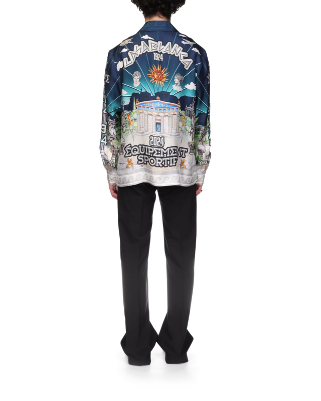 Casablanca Le Temple Du Sport Silk Shirt | Casablanca Paris
