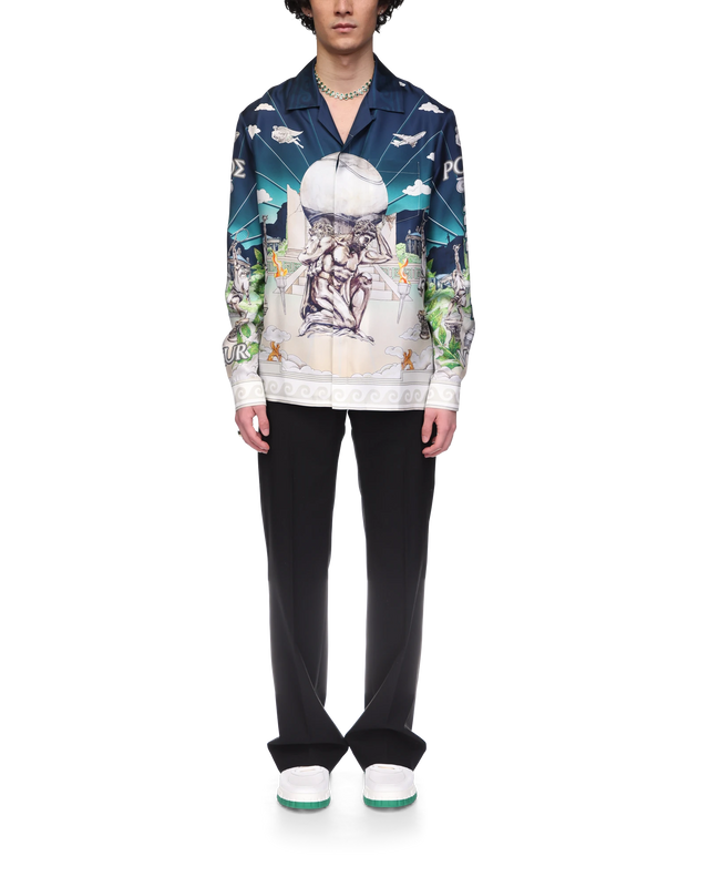 Casablanca Le Temple Du Sport Silk Shirt | Casablanca Paris