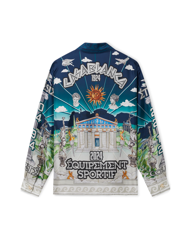 casablanca Le Temple Du Sport Silk Shirt | Casablanca Paris
