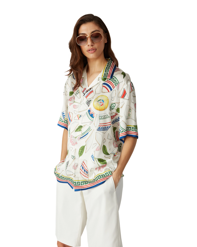 Casablanca Le Vase Brise Silk Shirt | Casablanca Paris