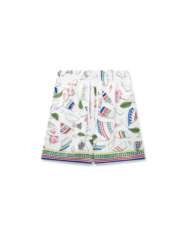 casablanca Le Vase Brise Silk Shorts | Casablanca Paris