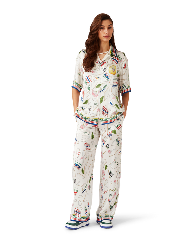 Casablanca Le Vase Brise Silk Trousers | Casablanca Paris