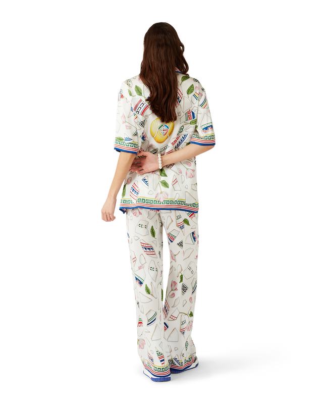 Casablanca Le Vase Brise Silk Trousers | Casablanca Paris