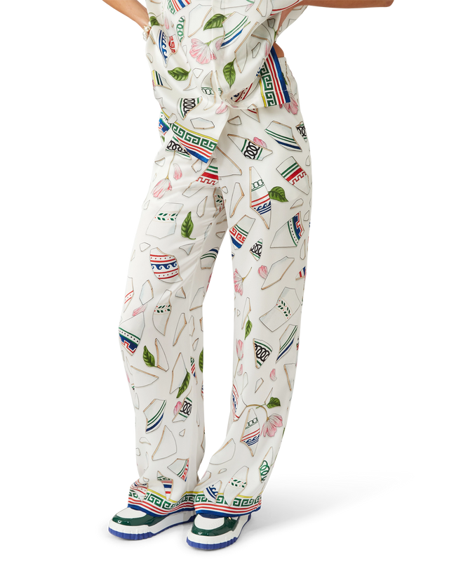 Casablanca Le Vase Brise Silk Trousers | Casablanca Paris