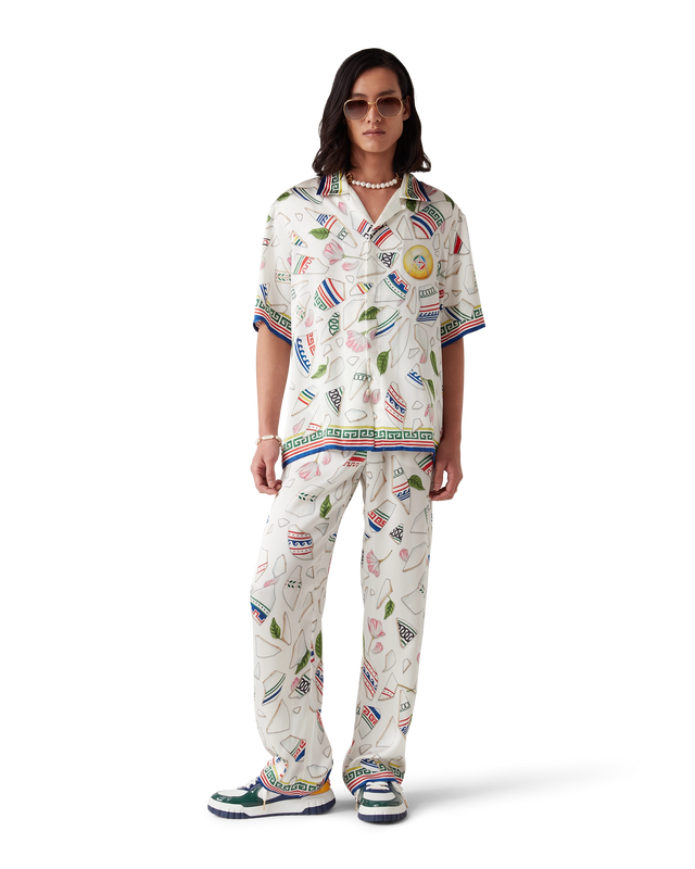 Casablanca Le Vase Brise Silk Trousers | Casablanca Paris