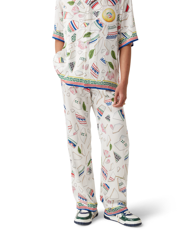 Casablanca Le Vase Brise Silk Trousers | Casablanca Paris