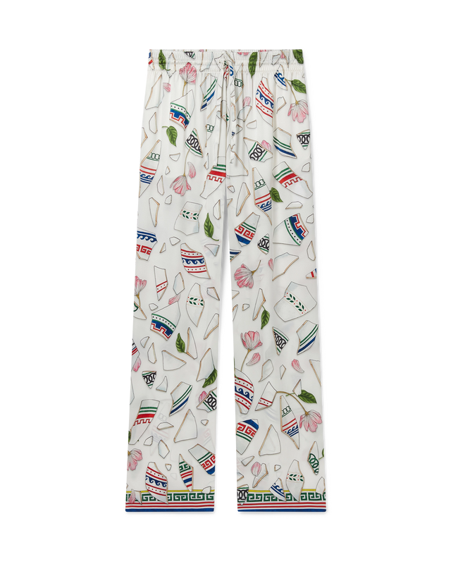 casablanca Le Vase Brise Silk Trousers | Casablanca Paris