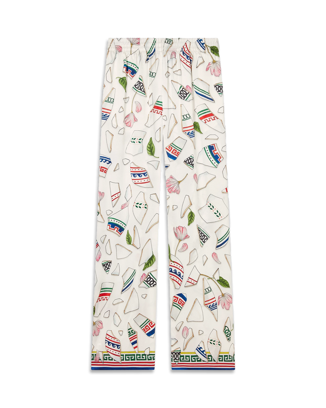 casablanca Le Vase Brise Silk Trousers | Casablanca Paris