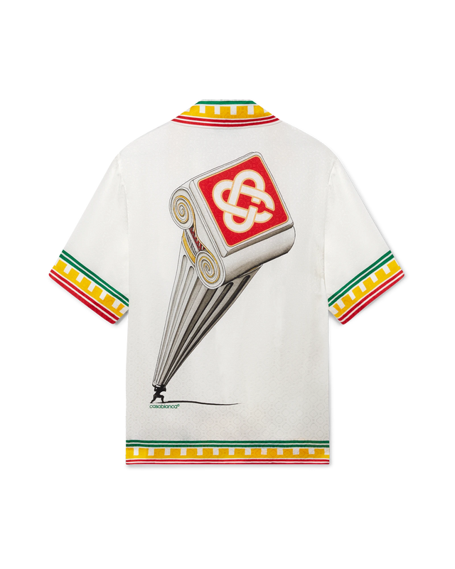 casablanca Leaning Column Silk Shirt | Casablanca Paris