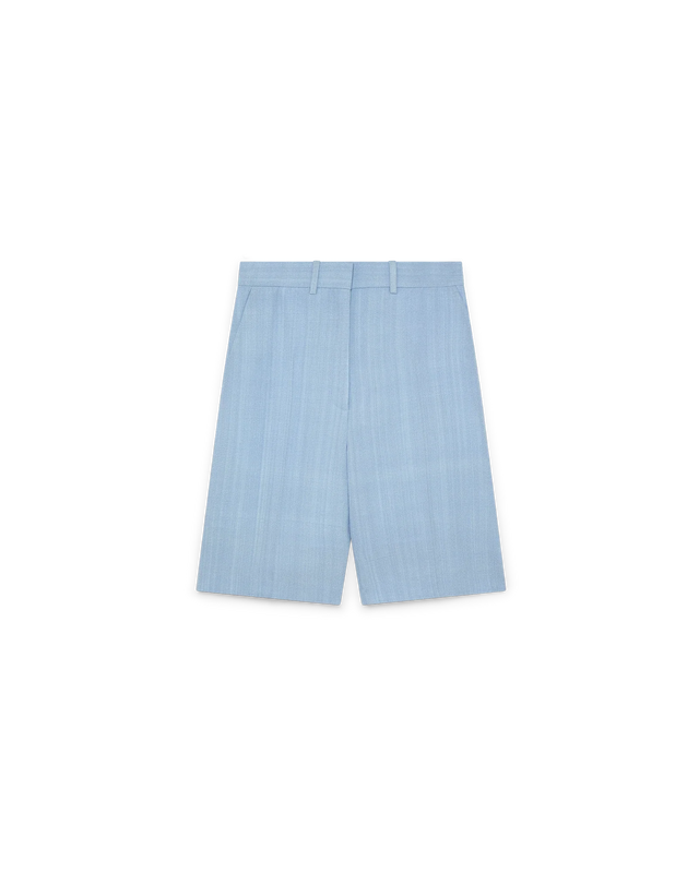 casablanca Light Blue Tailored Shorts | Casablanca Paris