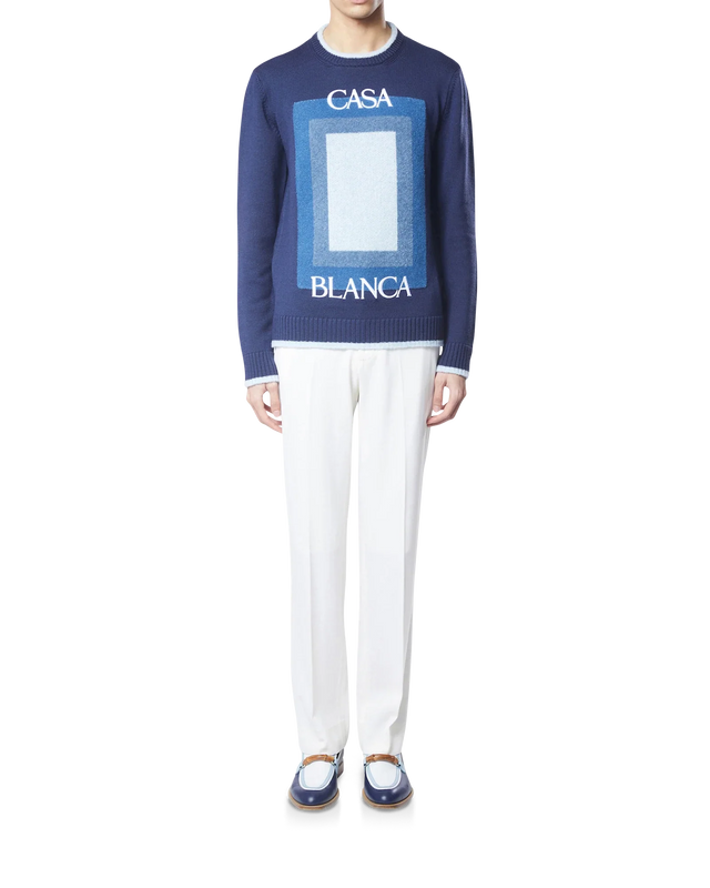 Casablanca Logo Degrade Intarsia Jumper | Casablanca Paris