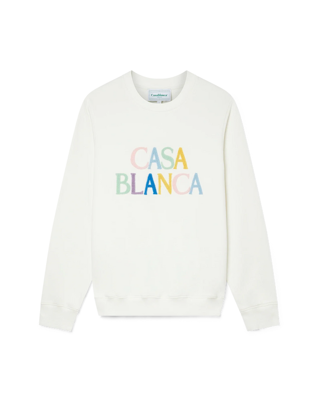 casablanca Logo Embroidered Sweatshirt | Casablanca Paris