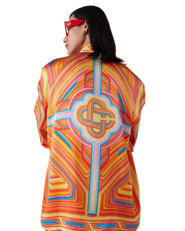 Casablanca Low Rider Long Sleeve Silk Shirt | Casablanca Paris
