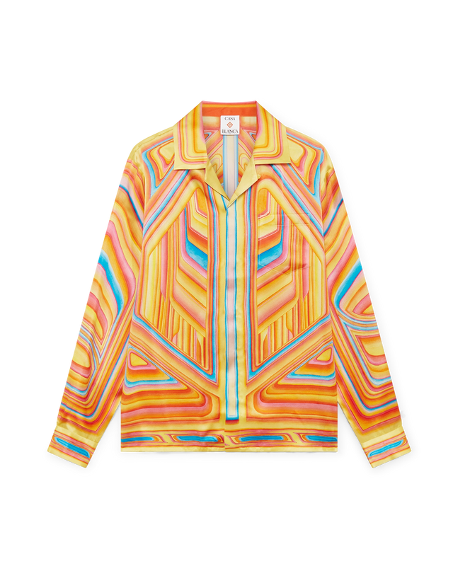 casablanca Low Rider Long Sleeve Silk Shirt | Casablanca Paris