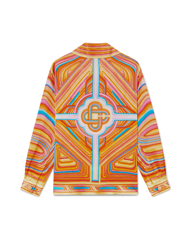 casablanca Low Rider Long-Sleeve Silk Shirt– Casablanca