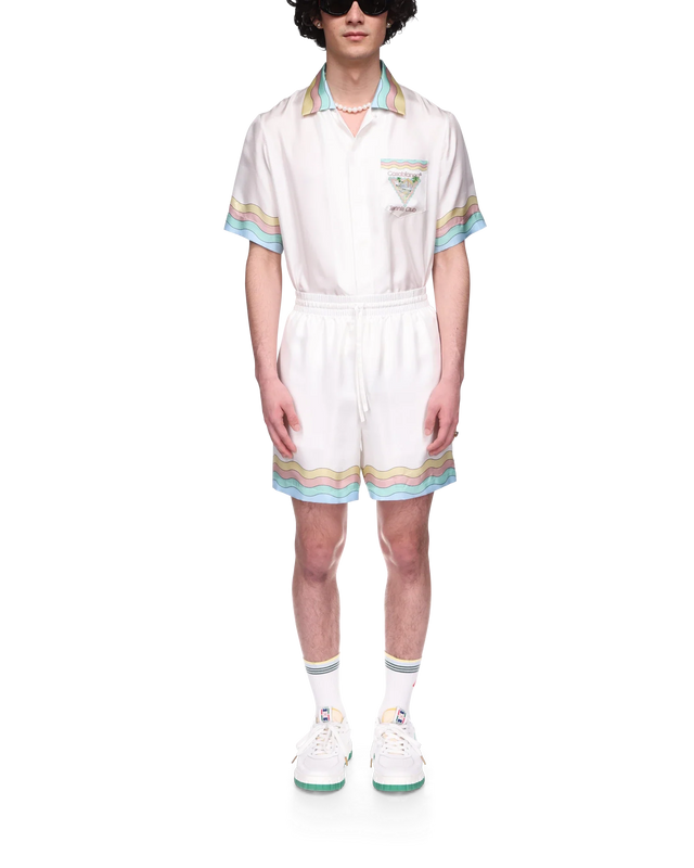 Casablanca Maison De Reve Silk Shorts | Casablanca Paris