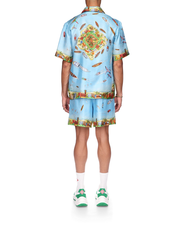 Casablanca Maison Sur Piloti Silk Shirt | Casablanca Paris