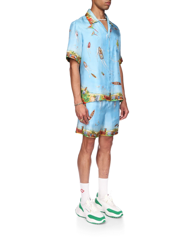 Casablanca Maison Sur Piloti Silk Shirt | Casablanca Paris