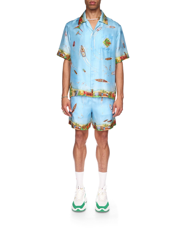 Casablanca Maison Sur Piloti Silk Shirt | Casablanca Paris