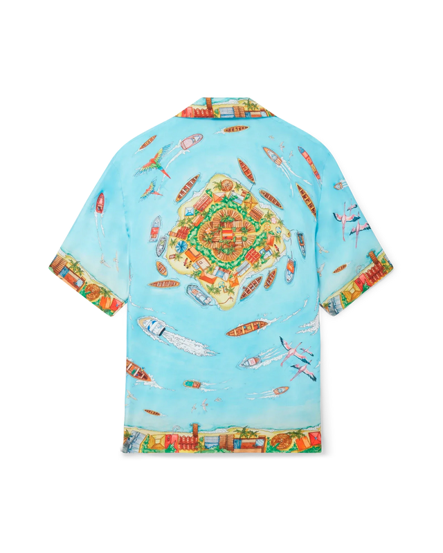 casablanca Maison Sur Piloti Silk Shirt | Casablanca Paris