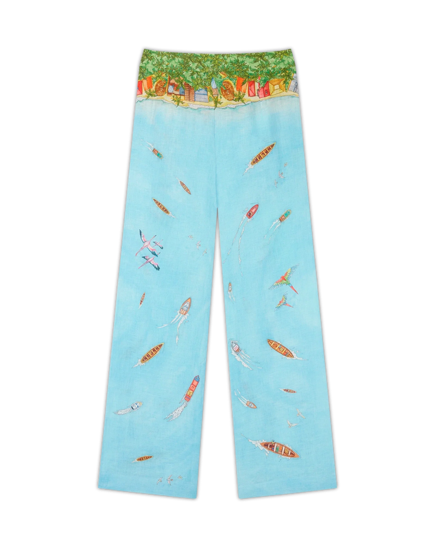 Casablanca Maison Sur Piloti Straight Leg Trousers | Casablanca Paris