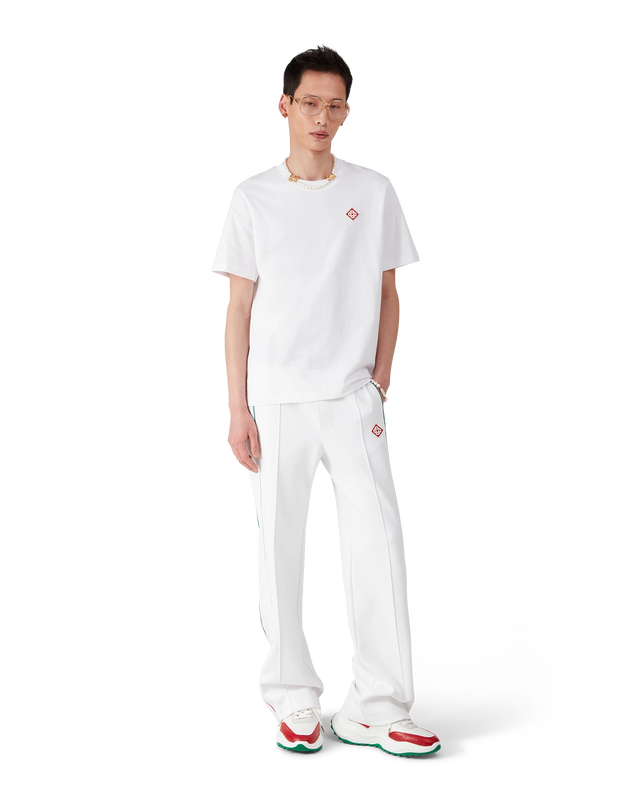 Casablanca Men's Atlantis Red Ostrich Sneakers | Casablanca Paris