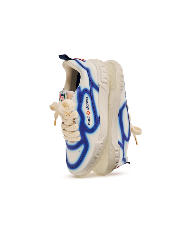 Casablanca Men's Court Blue Fade Sneaker | Casablanca Paris