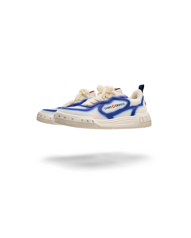 Casablanca Men's Court Blue Fade Sneaker | Casablanca Paris