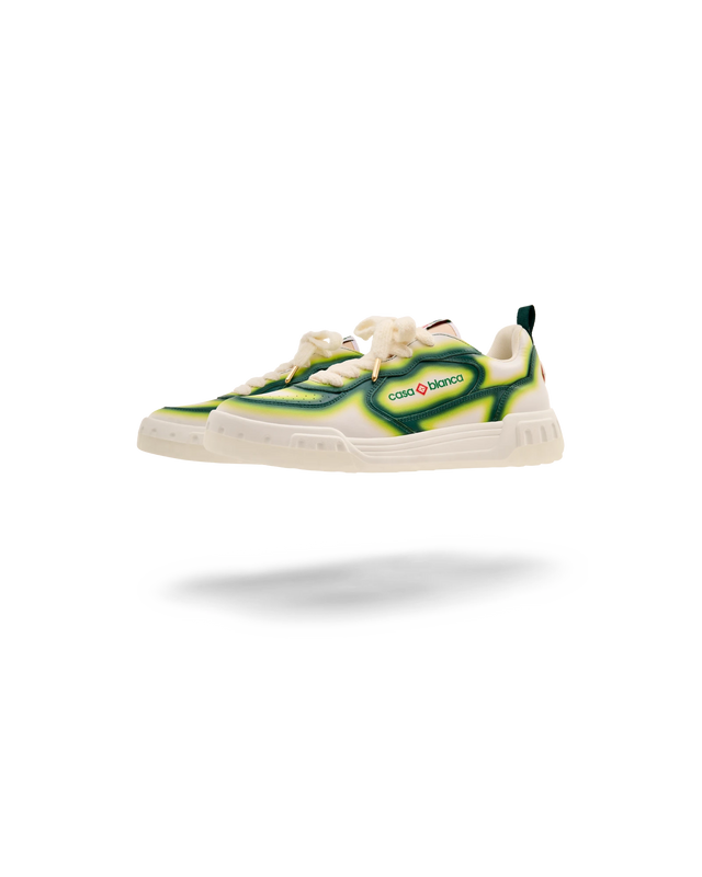 Casablanca Men's Court Green Fade Sneaker | Casablanca Paris