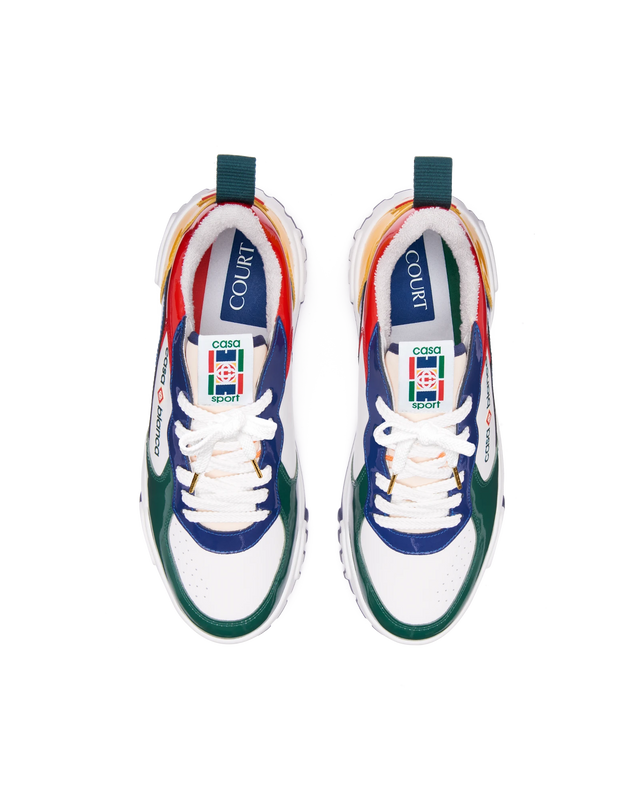Casablanca Men's Court Multicolour Sneakers | Casablanca Paris