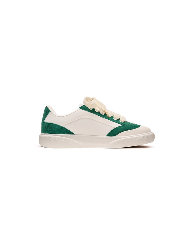 Casablanca Men's Del Mar White & Green Sneaker | Casablanca Paris