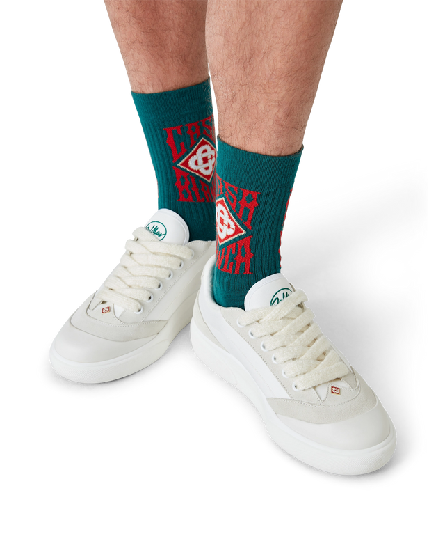 Casablanca Men's Del Mar White Sneaker | Casablanca Paris