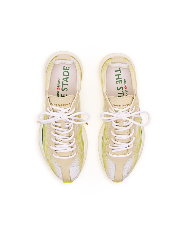 Casablanca Men's Stade Green Sneaker | Casablanca Paris