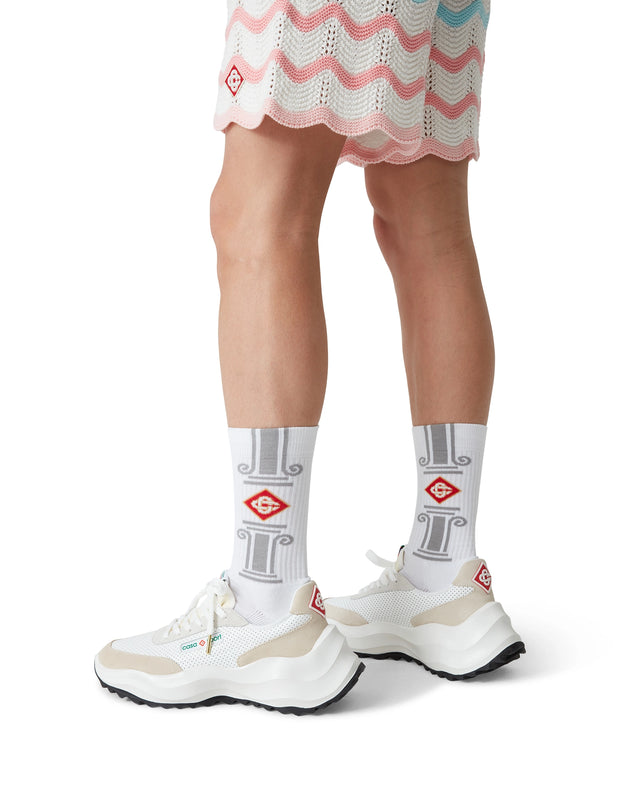 Casablanca Mens Atlantis Off-White Sneaker | Casablanca Paris