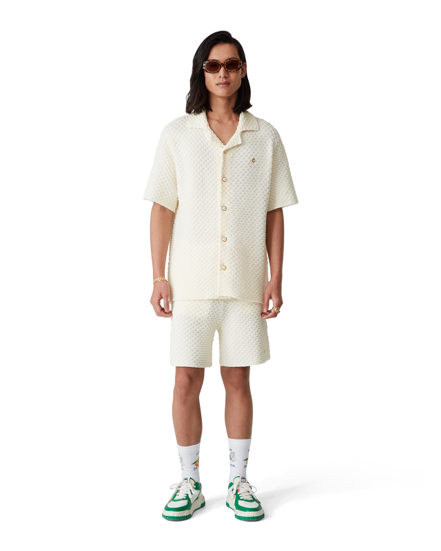 Casablanca Mens Court Green & White Sneaker | Casablanca Paris