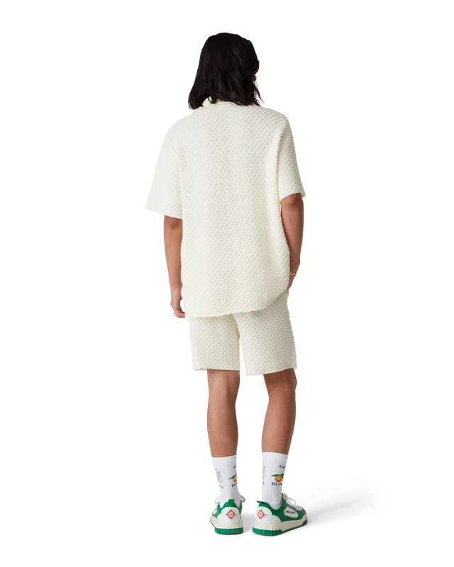 Casablanca Mens Court Green & White Sneaker | Casablanca Paris