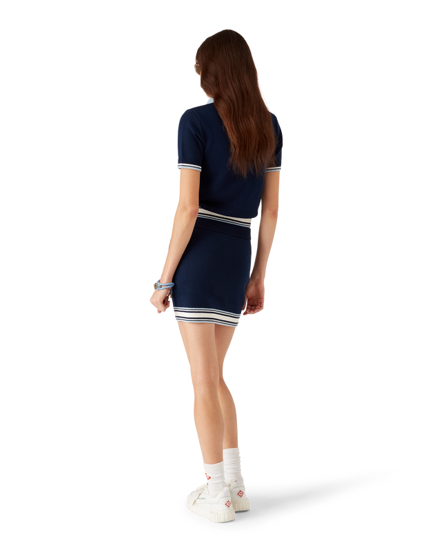 Casablanca Merino Knit Tennis Polo Shirt– Casablanca