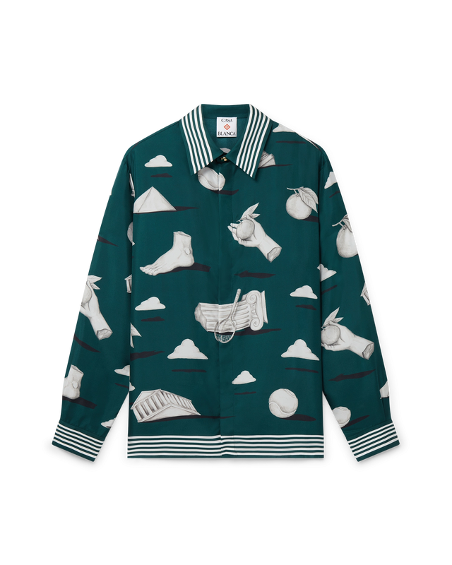 casablanca Metaphysical Silk Shirt | Casablanca Paris