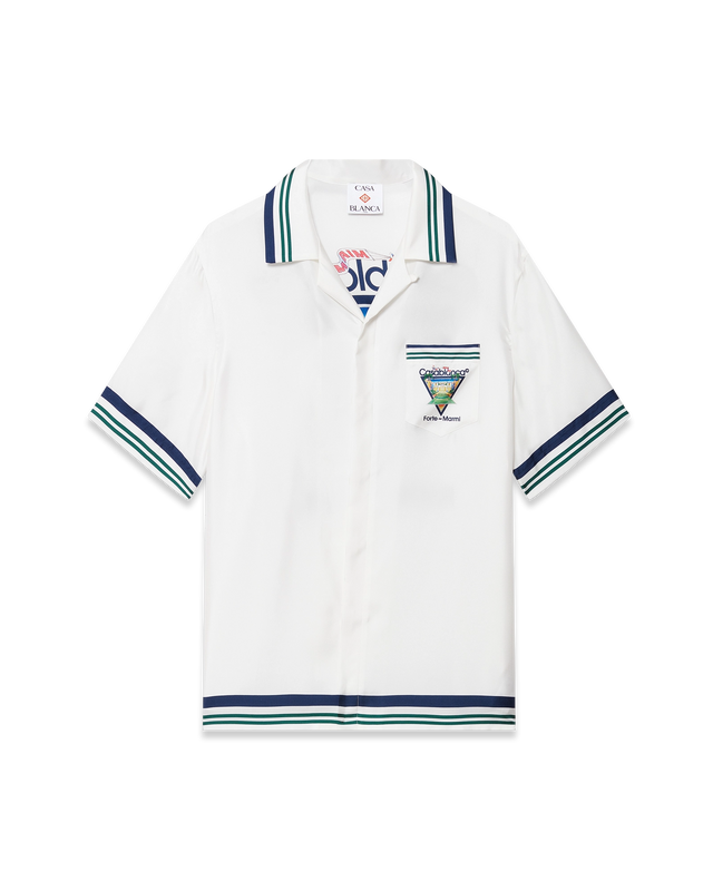 Casablanca Miami Open X Forte Dei Marmi Short-Sleeve Silk Shirt– Casablanca