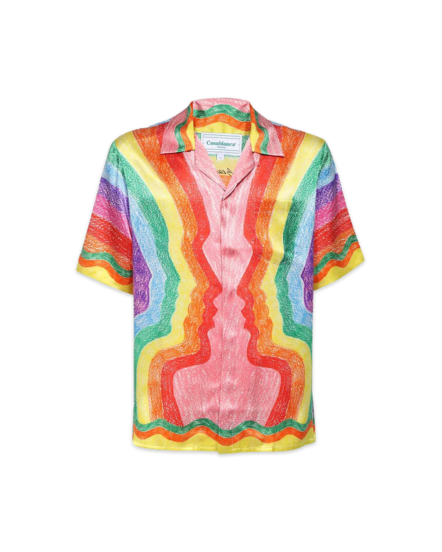 casablanca Mind Vibrations Silk Shirt | Casablanca Paris