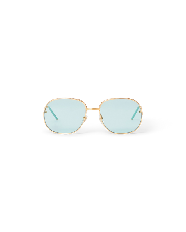 Casablanca Mint & Gold The Vermont Sunglasses | Casablanca Paris