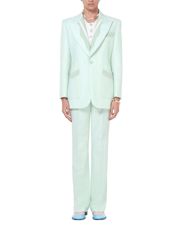 casablanca Mint Memphis Pinstripe Jacket | Casablanca Paris