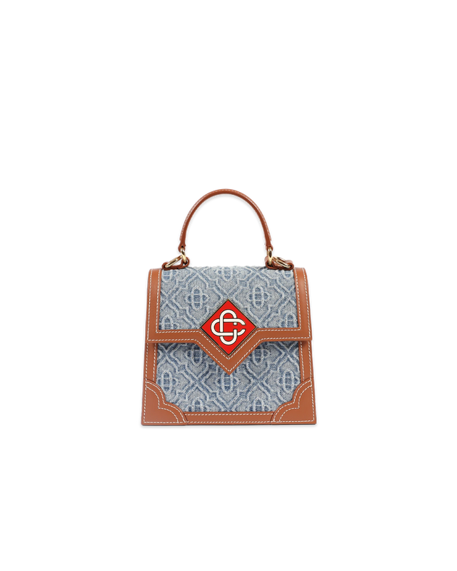 casablanca Monogram Denim Mini Jeanne Bag– Casablanca