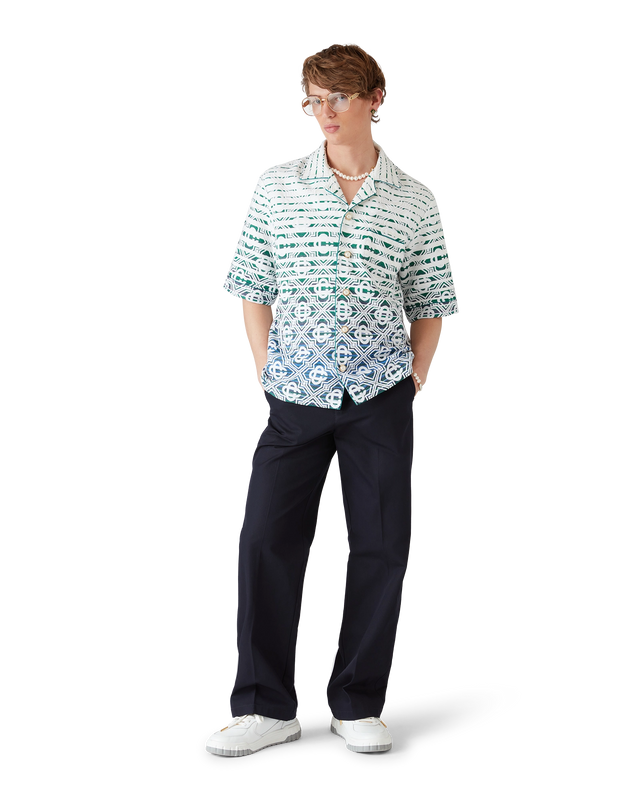 Casablanca Monogram Gradient Towelling Short Sleeve Shirt | Casablanca Paris